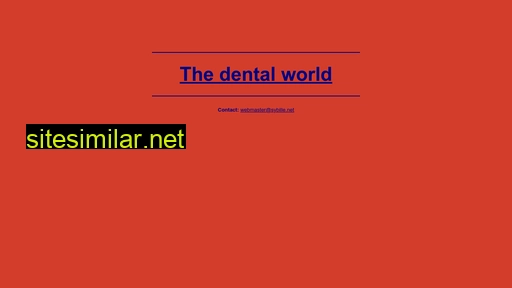 dentistica.com alternative sites