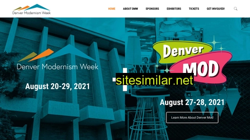 denvermodernismweek.com alternative sites