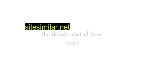 department-of-dave.com alternative sites