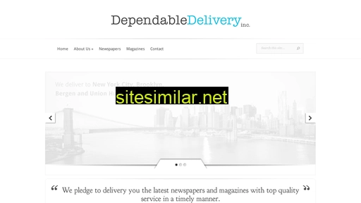 Dependable-delivery similar sites