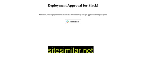 deploymentapproval.com alternative sites