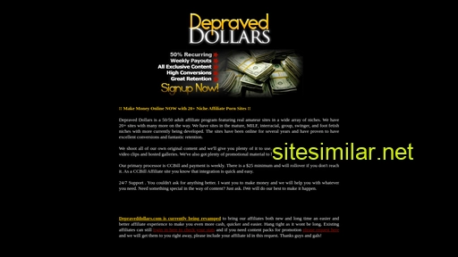 depraveddollars.com alternative sites