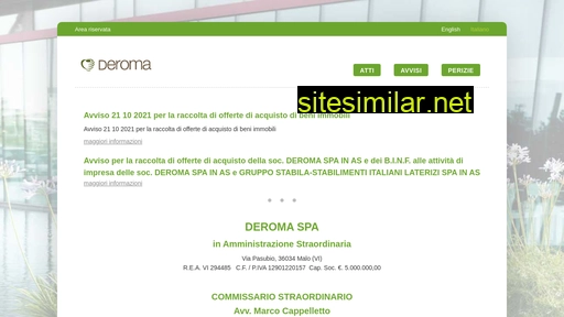 deromaspa-as.com alternative sites