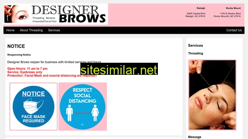 designerbrows.com alternative sites