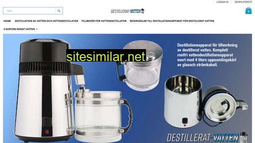 destillerat-vatten.com alternative sites