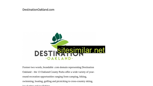 destinationoakland.com alternative sites