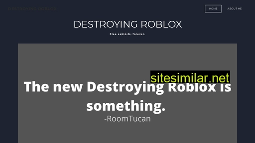 destroyingroblox.weebly.com alternative sites