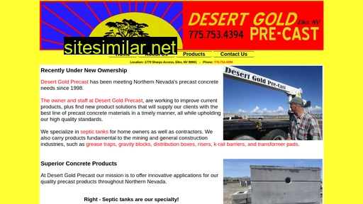 desertgoldprecast.com alternative sites