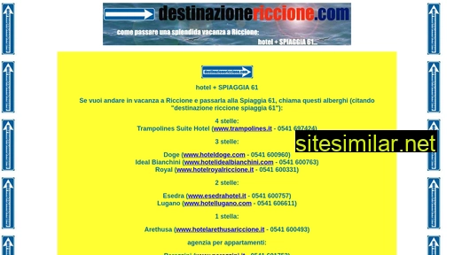 destinazionericcione.com alternative sites