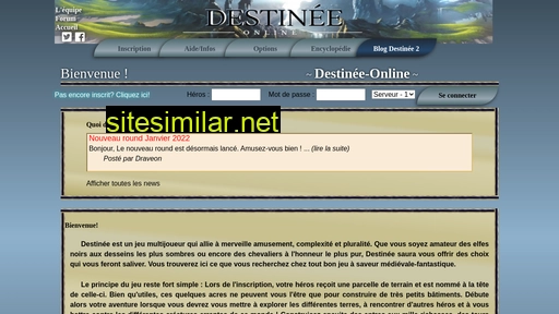 Destinee-online similar sites