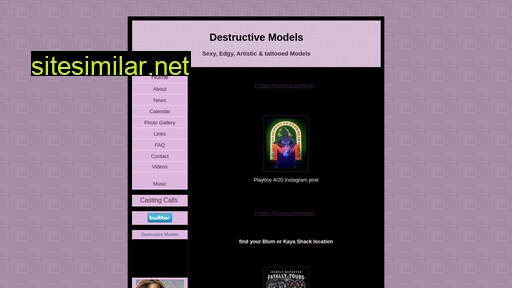 destructivemodels.com alternative sites