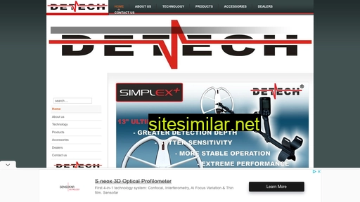 Detech-metaldetectors similar sites