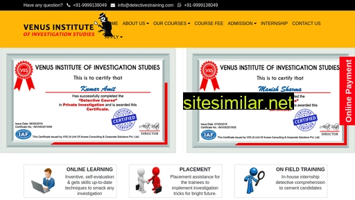 detectivestraining.com alternative sites