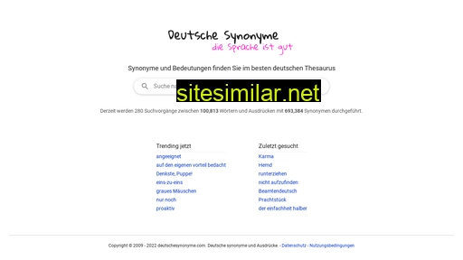 deutschesynonyme.com alternative sites