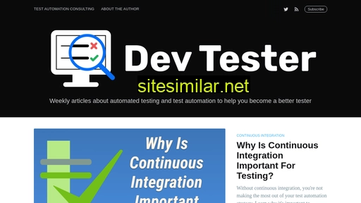 dev-tester.com alternative sites