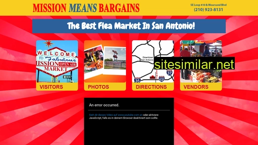 dev.missionopenairmarket.com alternative sites