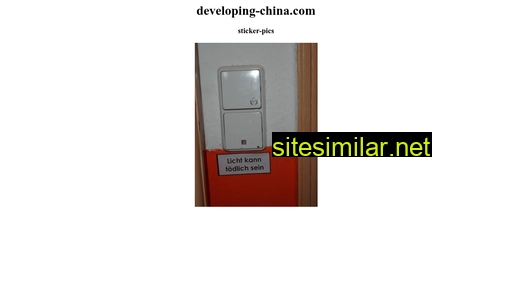 Developing-china similar sites