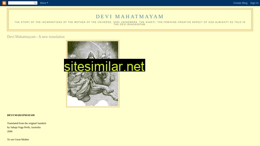 Devimahatmyam similar sites