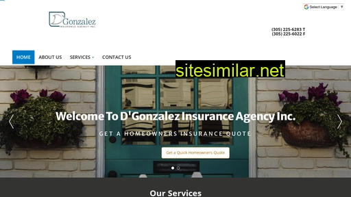 dgonzalezinsurance.com alternative sites