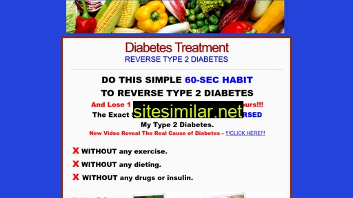 Diabetestreatment123 similar sites