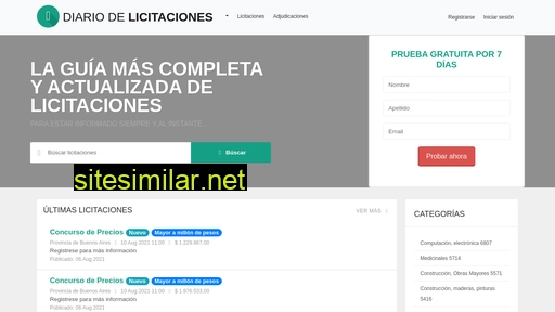 diariodelicitaciones.com alternative sites