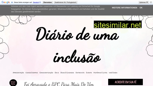 diariodeumainclusao.blogspot.com alternative sites