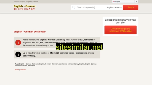 dictionary-english-german.com alternative sites