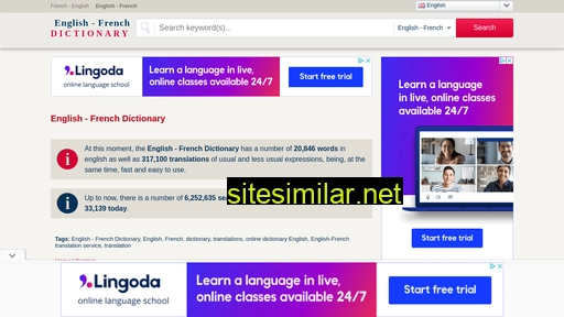 dictionary-english-french.com alternative sites