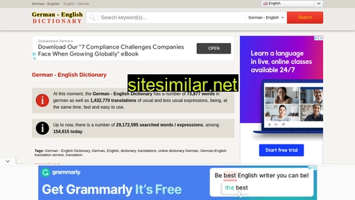 dictionary-german-english.com alternative sites