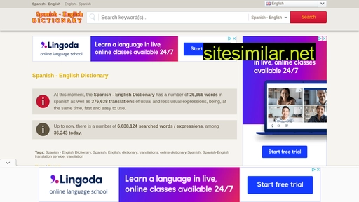 dictionary-spanish-english.com alternative sites