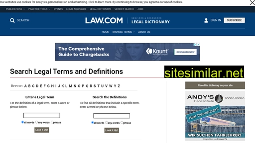 dictionary.law.com alternative sites
