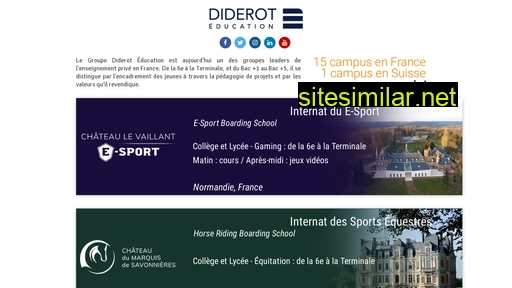 Diderot-education similar sites