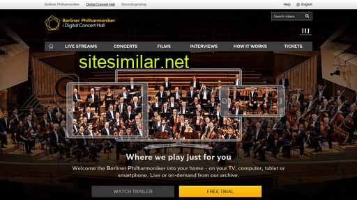 digitalconcerthall.com alternative sites