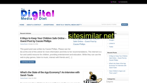 digitalmediadiet.com alternative sites
