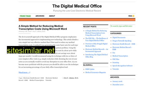 Digitalmedicaloffice similar sites