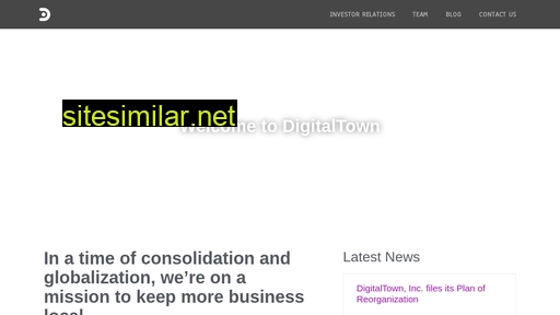 digitaltown.com alternative sites