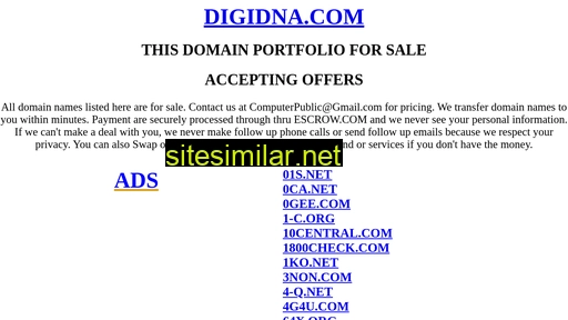 Digidna similar sites