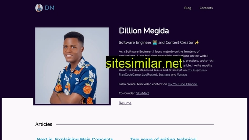 dillionmegida.com alternative sites