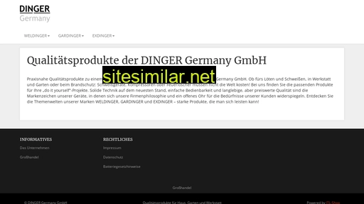 dinger-germany.com alternative sites