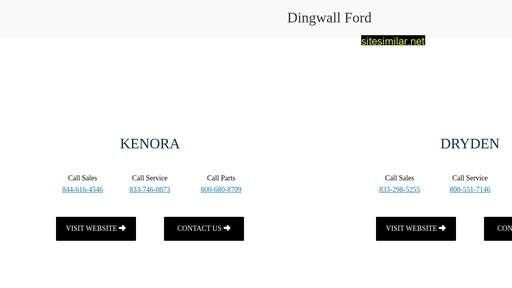 dingwallford.com alternative sites