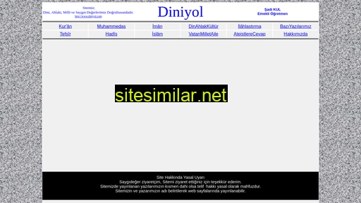 diniyol.com alternative sites