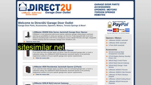 Direct2ugaragedoors similar sites