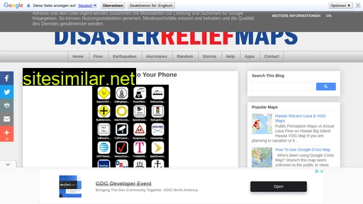 disasterreliefmaps.com alternative sites