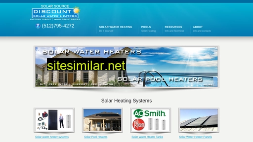 discountsolarwaterheaters.com alternative sites