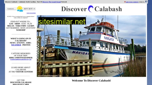 discovercalabash.com alternative sites