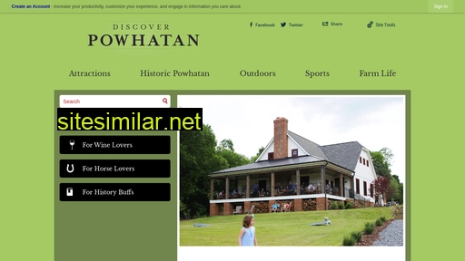 discoverpowhatan.com alternative sites