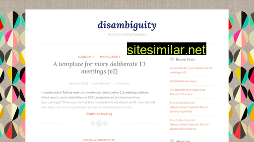 disambiguity.com alternative sites