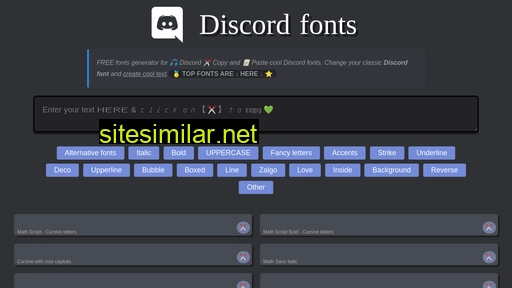 discord-fonts.com alternative sites