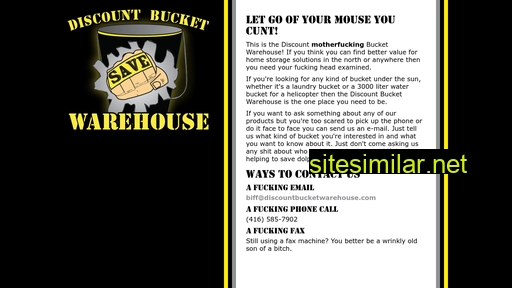 discountbucketwarehouse.com alternative sites
