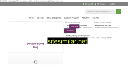discoverbooks.com alternative sites
